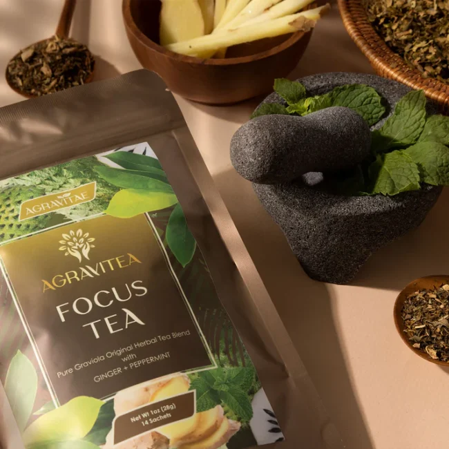 Focus Tea Pure Graviola Herbal Tea Blend - Image 5