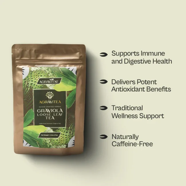 Graviola Tea Loose Leaf 2 oz. - Image 3