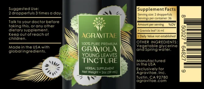 Graviola Leaf Tincture - Image 3