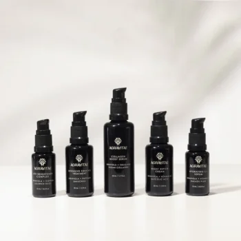 PREMIER KIT comprised of one each of the 5 Skin Care products in a outer box and tray.