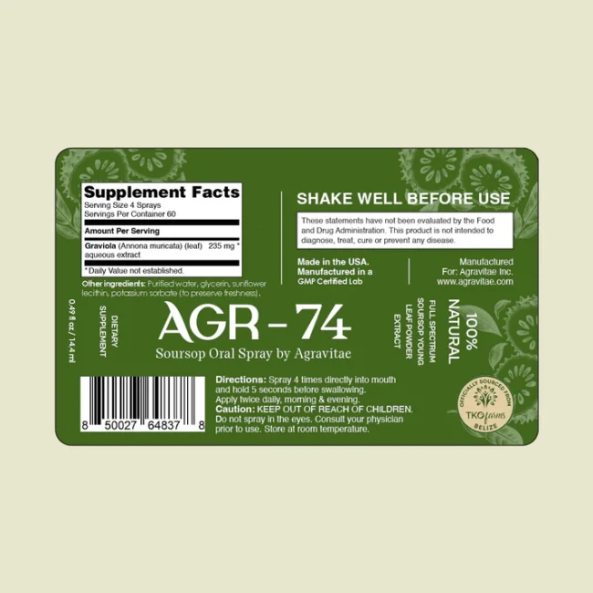 AGR-74™ Soursop Superfood Oral Spray - Image 9